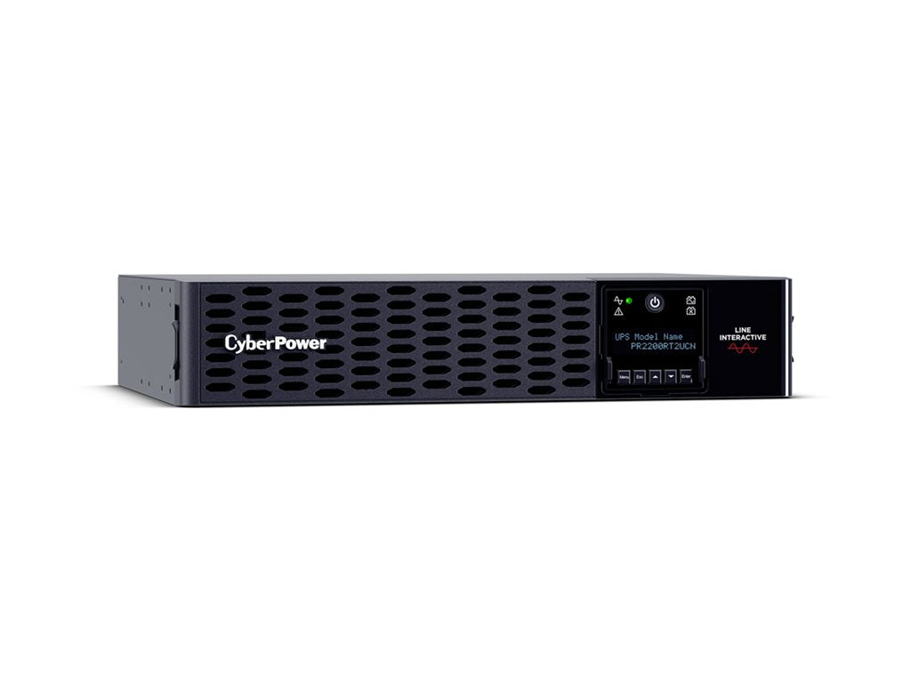 CyberPower Smart App Sinewave PR2200RT2UCN - UPS (rack-mountable / external) - AC 100-120 V - 2200 Watt - 2200 VA - 9 Ah - serial,