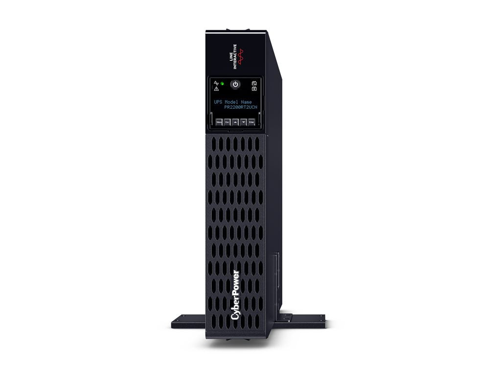 CyberPower Smart App Sinewave PR2200RT2UCN - UPS (rack-mountable / external) - AC 100-120 V - 2200 Watt - 2200 VA - 9 Ah - serial,