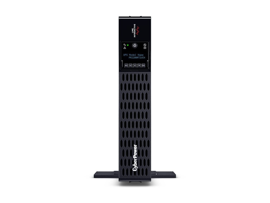 CyberPower Smart App Sinewave PR2200RT2UCN - UPS (rack-mountable / external) - AC 100-120 V - 2200 Watt - 2200 VA - 9 Ah - serial,