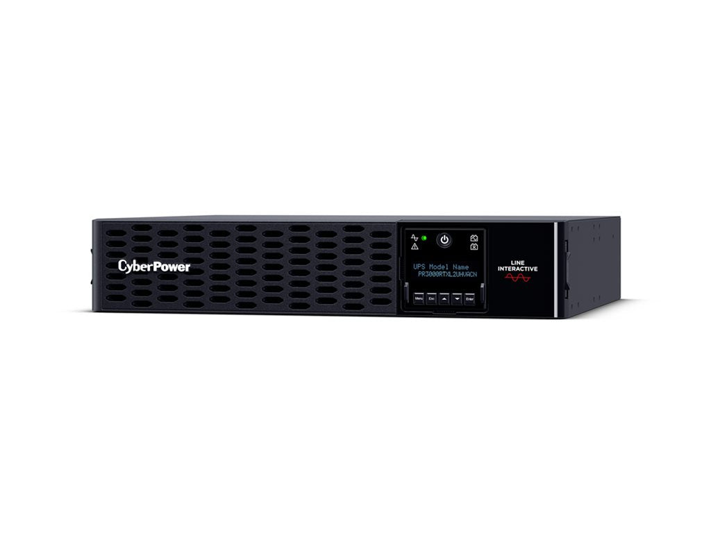 CyberPower Smart App Sinewave PR3000RTXL2UHVACN - UPS (rack-mountable / external) - AC 200-240 V - 3000 Watt - 3000 VA - 6 Ah