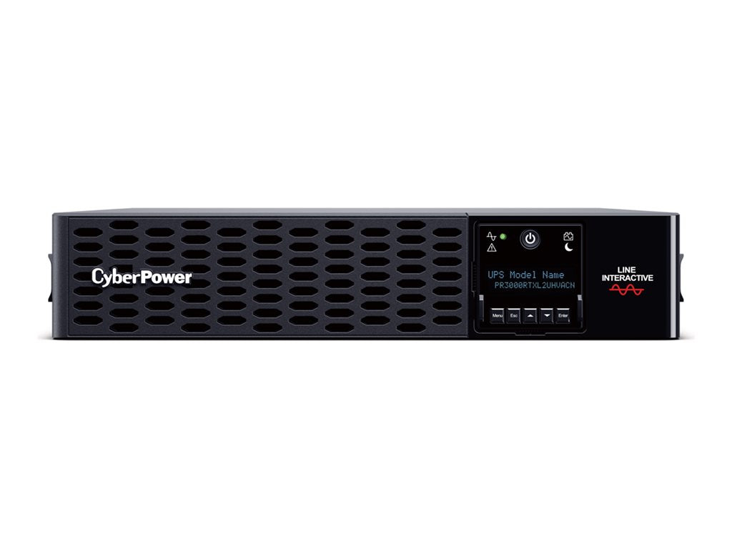 CyberPower Smart App Sinewave PR3000RTXL2UHVACN - UPS (rack-mountable / external) - AC 200-240 V - 3000 Watt - 3000 VA - 6 Ah