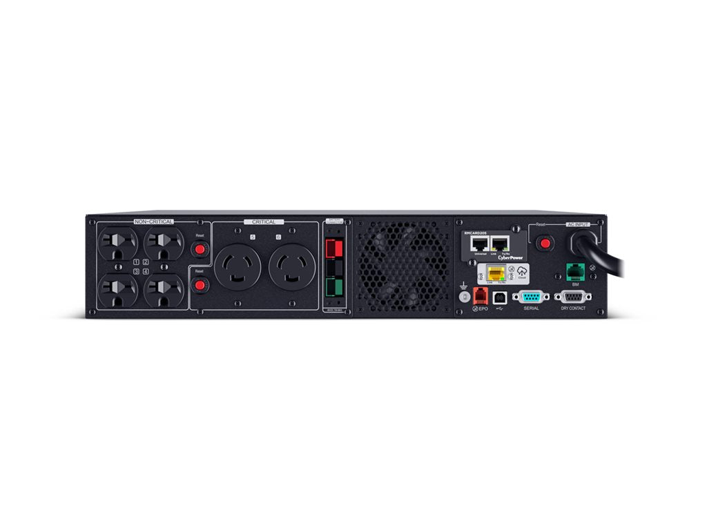 CyberPower Smart App Sinewave PR3000RTXL2UHVACN - UPS (rack-mountable / external) - AC 200-240 V - 3000 Watt - 3000 VA - 6 Ah