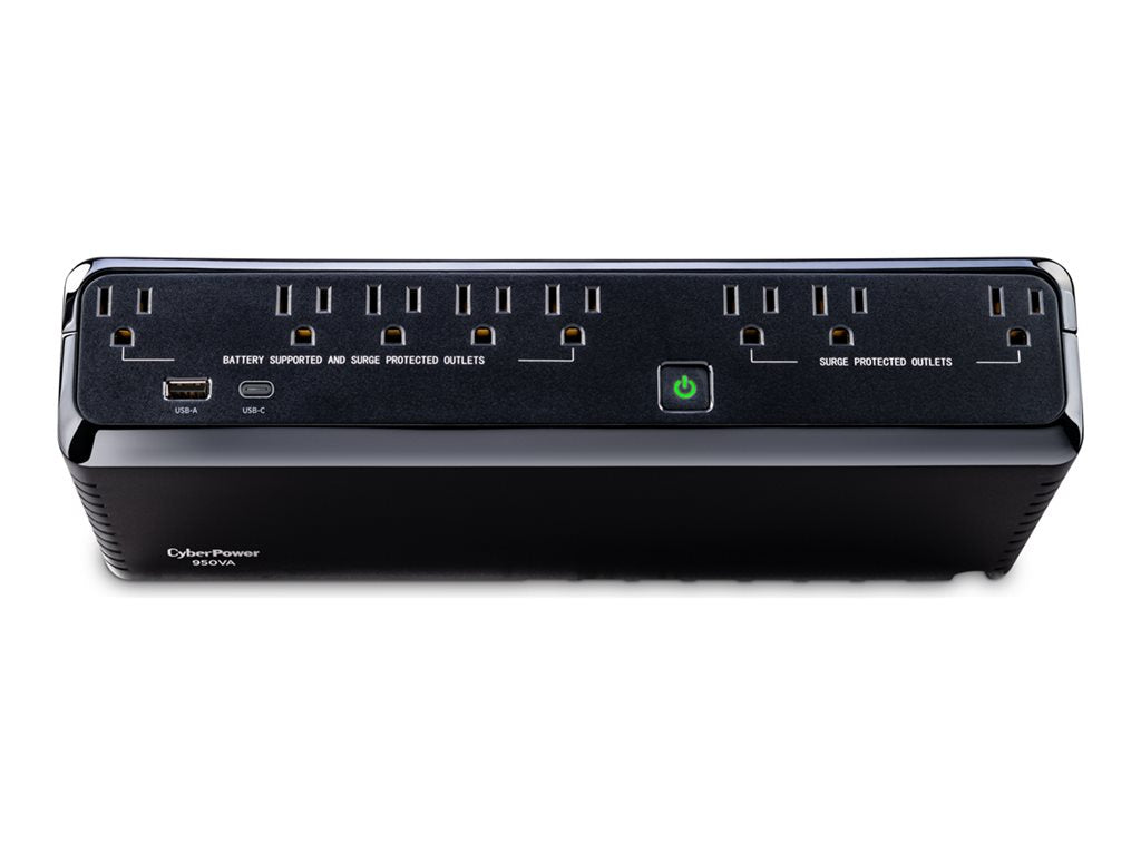 CyberPower Standby Series SL950U - UPS - AC 120 V - 510 Watt - 950 VA - 6.5 Ah - USB - output connectors: 8 - black