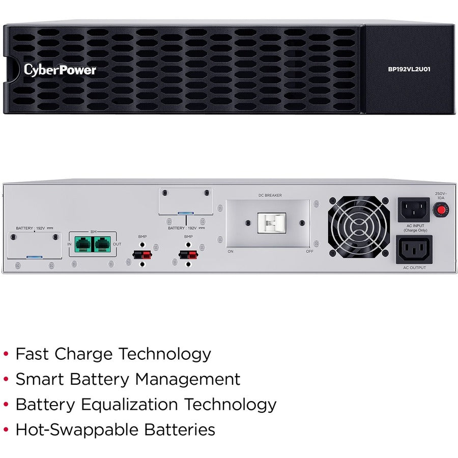 CyberPower UPS Systems BP192VL2U01 Extended Battery Modules - 192 VDC / 60 A - 12 V / 6