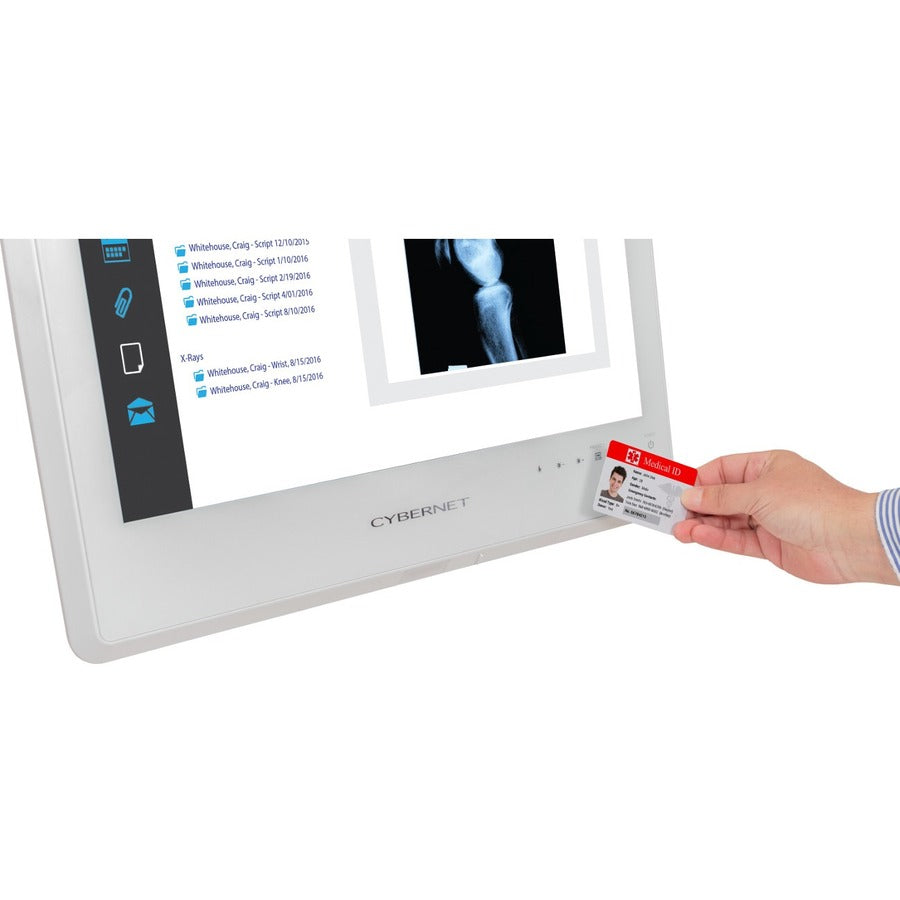 Cybernet CyberMed NB NB20 All-in-One Computer - Intel Core i5 6th Gen i5-6200U - 8 GB - 128 GB SSD - 19.5 HD+ Touchscreen - Desktop - White" CYBERMED-NB20