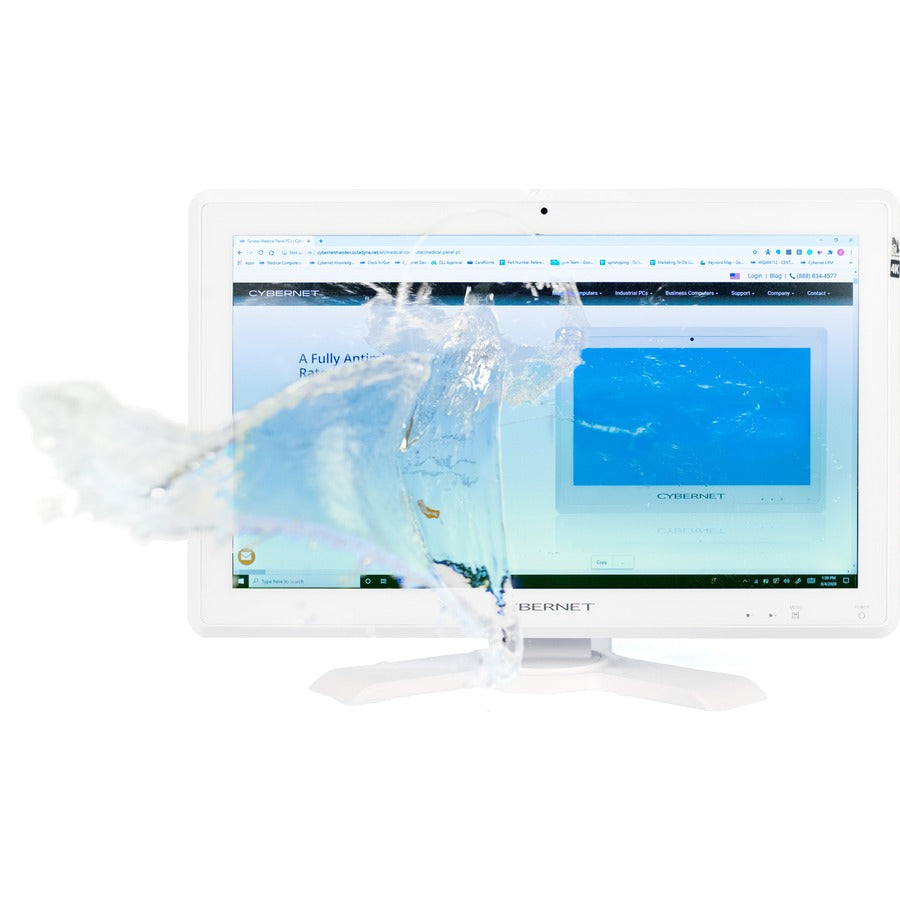 Cybernet CyberMed S S22 All-in-One Computer - Intel Core i5 6th Gen i5-6200U - 8 GB - 128 GB SSD - 21.5 Full HD Touchscreen - Desktop - White" CYBERMED-S22