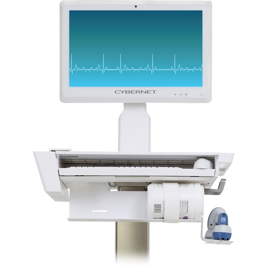 Cybernet CyberMed S S24 All-in-One Computer - Intel Core i5 6th Gen i5-6200U - 8 GB - 128 GB SSD - 23.6 Full HD Touchscreen - Desktop - White" CYBERMED-S24