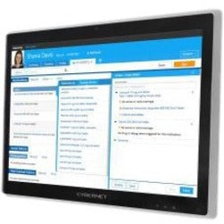 Cybernet CyberMed S S24 All-in-One Computer - Intel Core i5 6th Gen i5-6200U - 8 GB - 128 GB SSD - 23.6 Full HD Touchscreen - Desktop - White" CYBERMED-S24