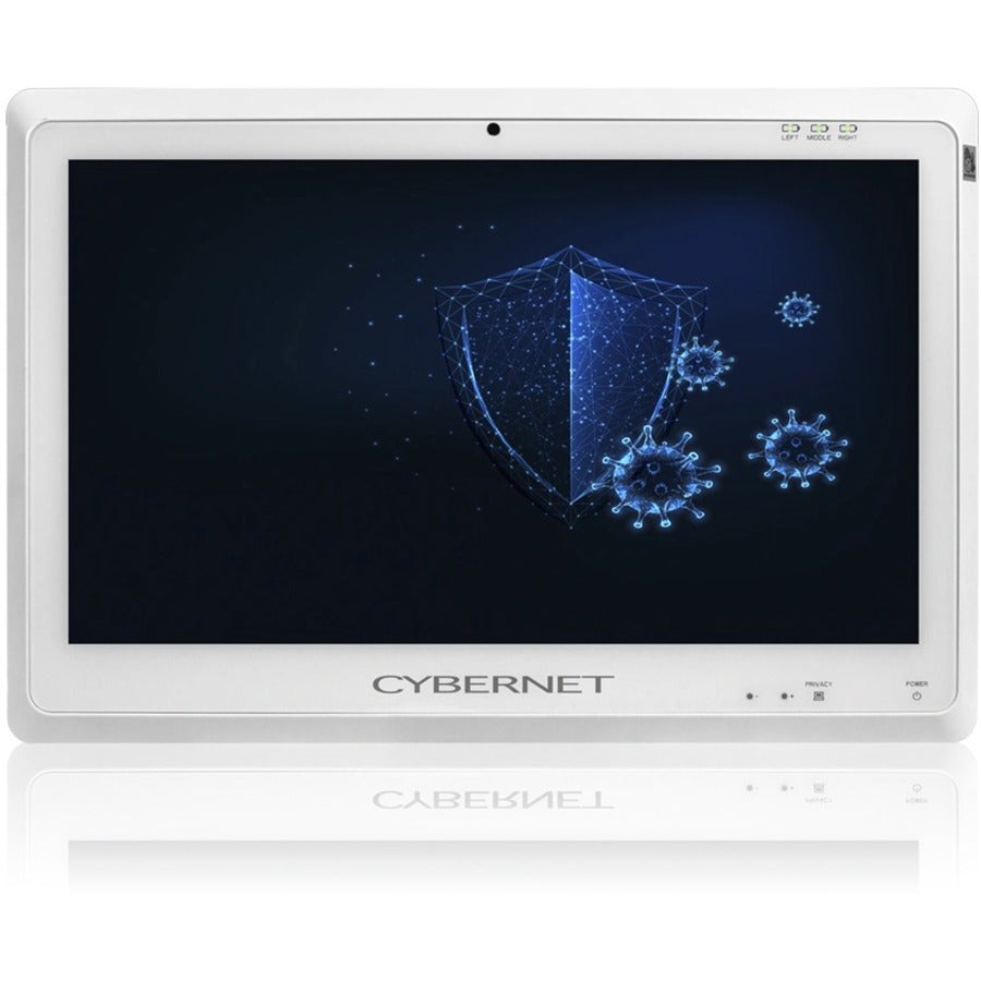 Cybernet CyberMed S S24K All-in-One Computer - Intel Core i5 6th Gen i5-6200U - 8 GB - 128 GB SSD - 23.6 4K UHD Touchscreen - Desktop - White" CYBERMED-S24K
