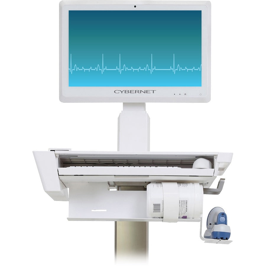 Cybernet CyberMed S S24K All-in-One Computer - Intel Core i5 6th Gen i5-6200U - 8 GB - 128 GB SSD - 23.6 4K UHD Touchscreen - Desktop - White" CYBERMED-S24K