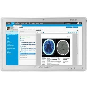 Cybernet CyberMed NB NB24K All-in-One Computer - Intel Core i5 6th Gen i5-6200U - 8 GB - 128 GB SSD - 23.6 4K UHD Touchscreen - Desktop - White" CYBERMED-NB24K