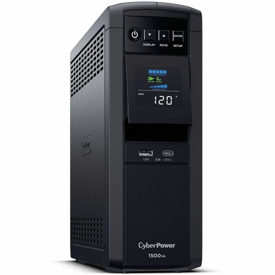 Cyberpower Cp1500Pfclcd Uninterruptible Power Supply (Ups) Line-Interactive 1.5 Kva 900 W 10 Ac Outlet(S)