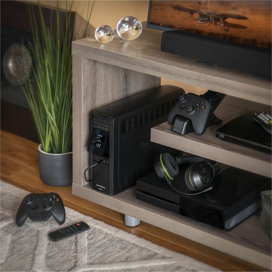 Cyberpower Cp1500Pfclcd Uninterruptible Power Supply (Ups) Line-Interactive 1.5 Kva 900 W 10 Ac Outlet(S)