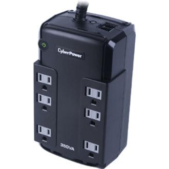 Cyberpower Cp350Slg Uninterruptible Power Supply (Ups) Standby (Offline) 0.35 Kva 255 W 6 Ac Outlet(S)