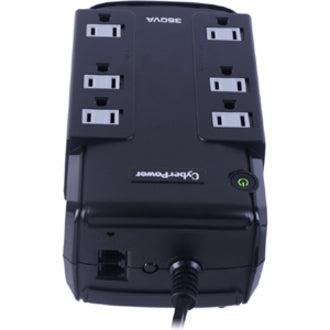 Cyberpower Cp350Slg Uninterruptible Power Supply (Ups) Standby (Offline) 0.35 Kva 255 W 6 Ac Outlet(S)