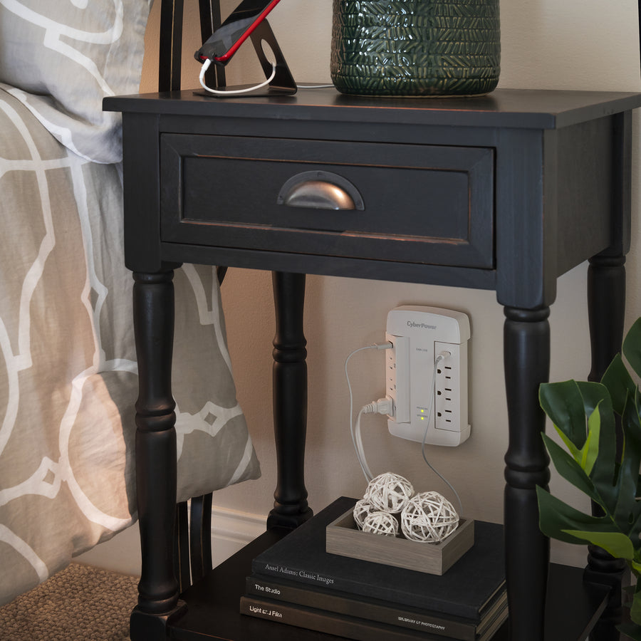 Cyberpower Csp600Wsurc5 Surge Protector White 6 Ac Outlet(S) 125 V