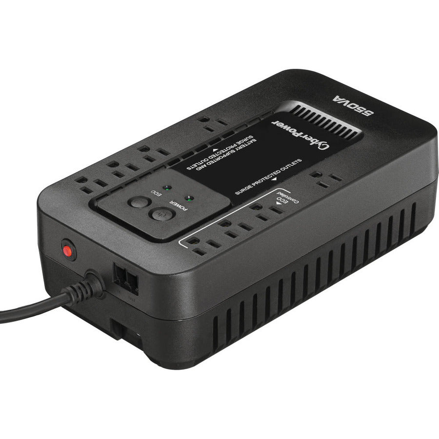 Cyberpower Ec550G Uninterruptible Power Supply (Ups) Standby (Offline) 0.55 Kva 330 W 8 Ac Outlet(S)