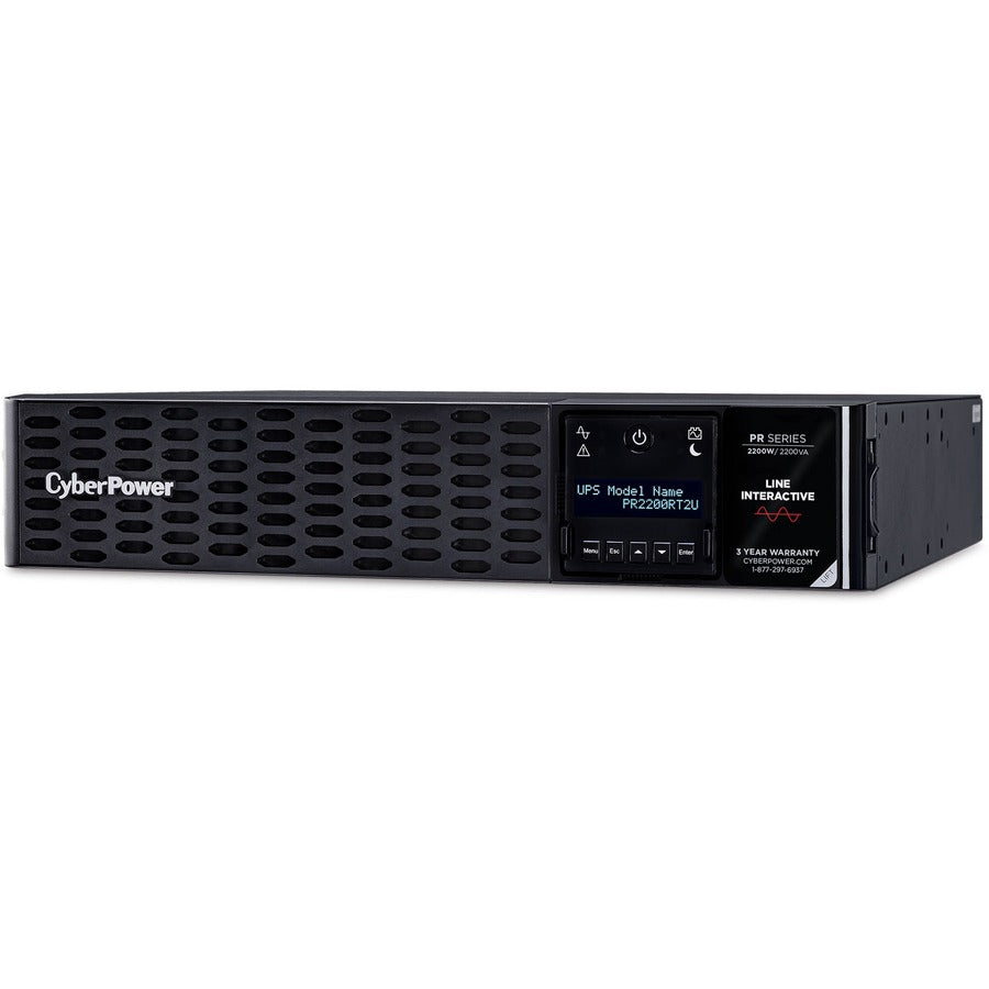 Cyberpower Pr2200Rt2U Uninterruptible Power Supply (Ups) Line-Interactive 2.2 Kva 2200 W 8 Ac Outlet(S)
