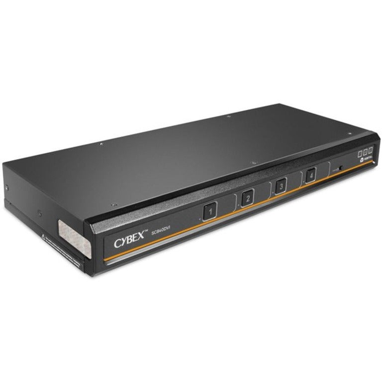 Cybex SC840DVI Secure Desktop KVM Switch - NIAP Certified DVI-D Single Head | TecISoft SC840DVI-400