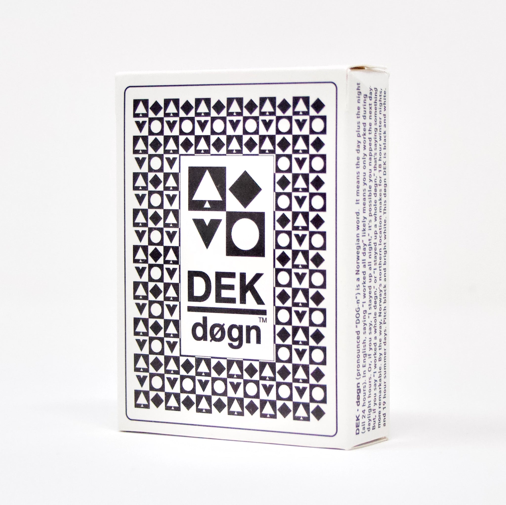 DEK of Cards: døgn (Norway) - Impeccably Designed Scandinavian Playing Cards