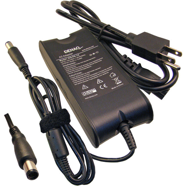 DENAQ 19.5V 3.34A 7.4mm-5.0mm AC Adapter for DELL Inspiron, Latitude, Precision, Studio, Vostro & XPS Series Laptops DQ-PA-12-7450