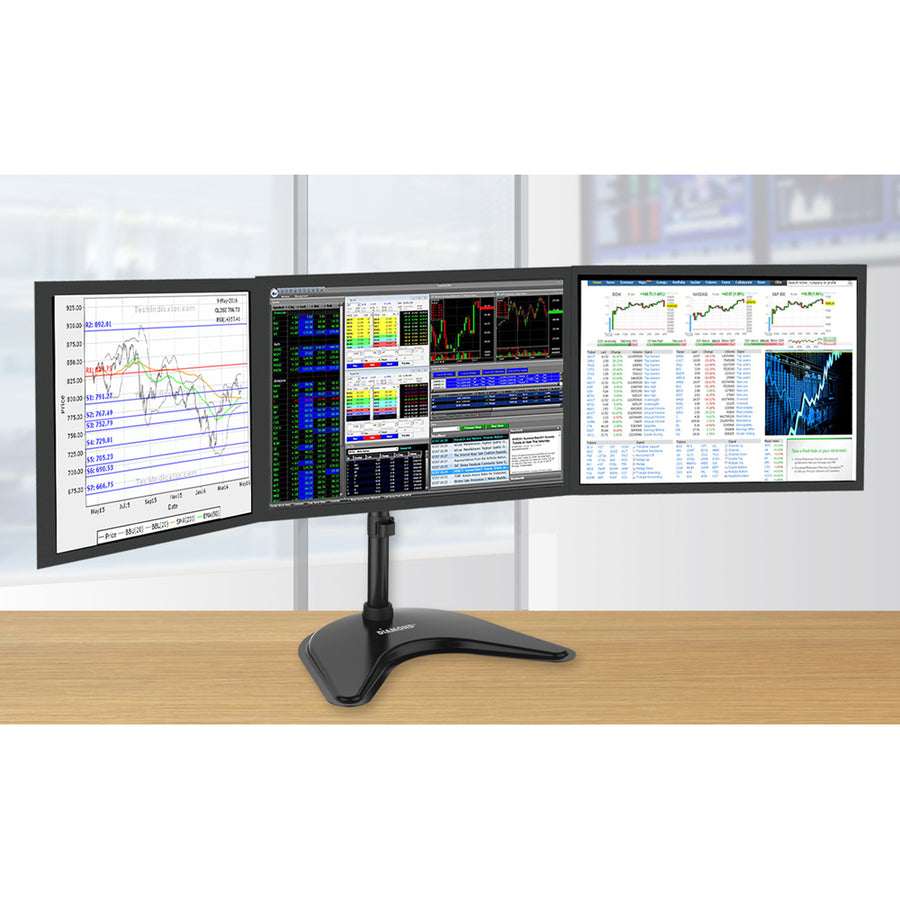 DIAMOND Ergonomic Articulating Triple Arm Display Table Top Mount DMTA310