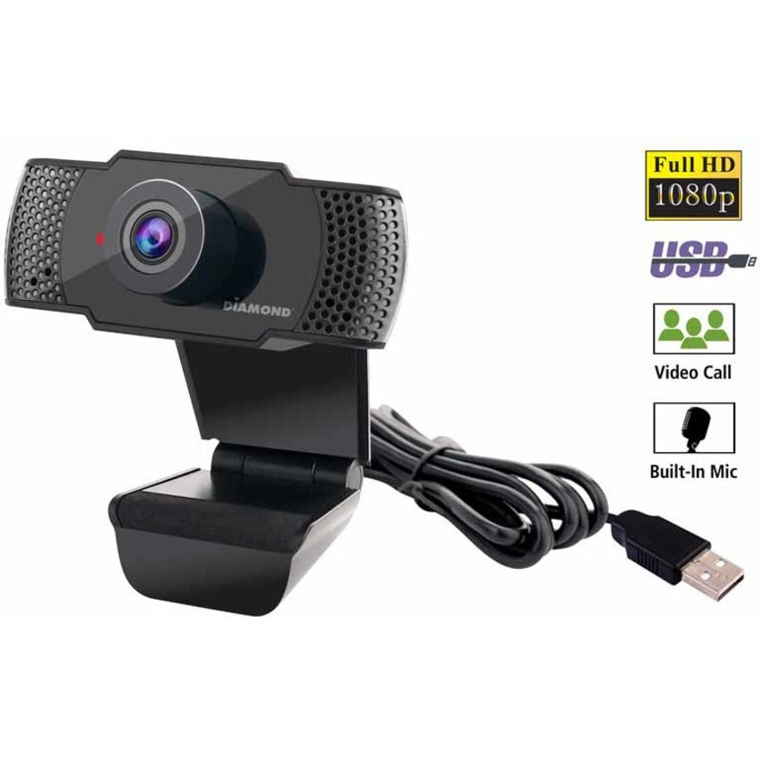 DIAMOND Webcam - 2 Megapixel - 30 fps - USB 2.0 WC1080