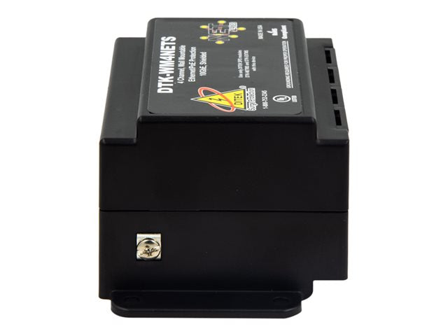 DITEK DTK-WM4NETS 4-Channel Wall Mount PoE+ Surge Protector