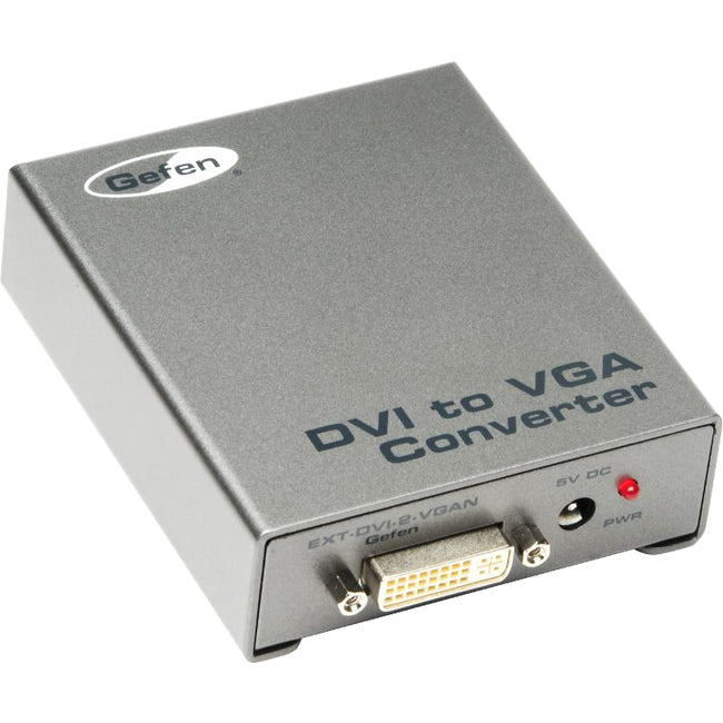 DVI to VGA Converter - Active Video Display Adapter | TechSoft EXT-DVI-2-VGAN