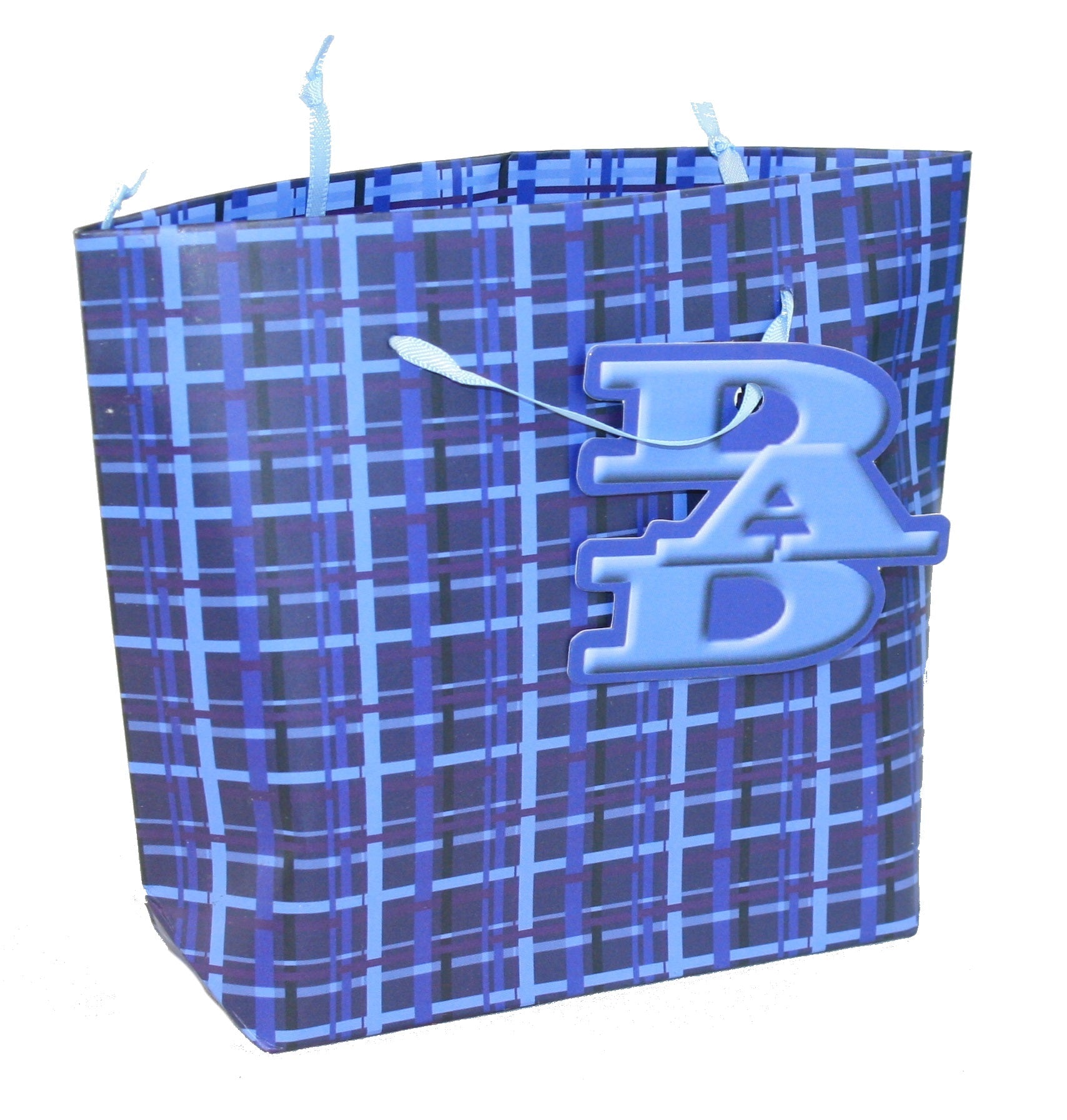 Dad Blue Weave Small Gift Tote