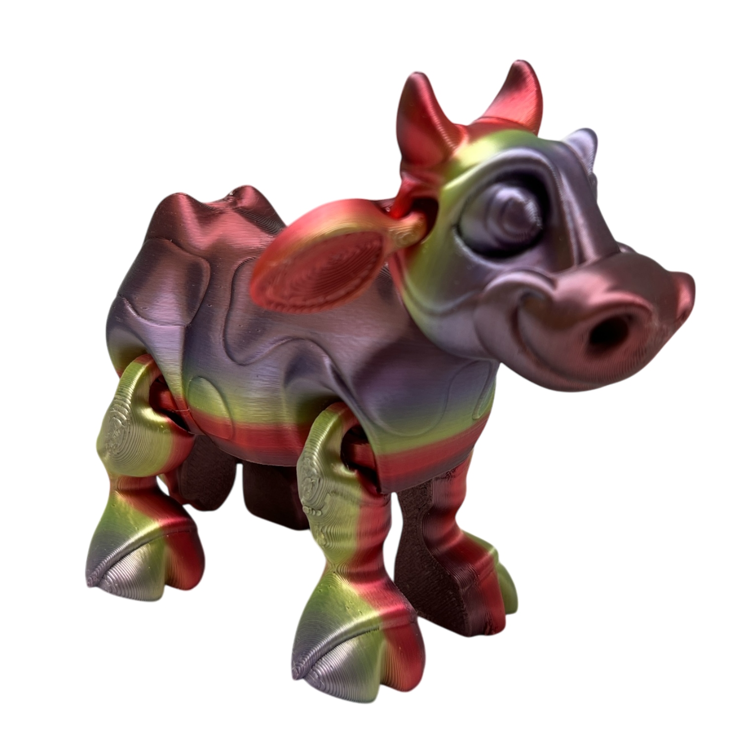 Daisy The Dairy Cow - Rainbow Color