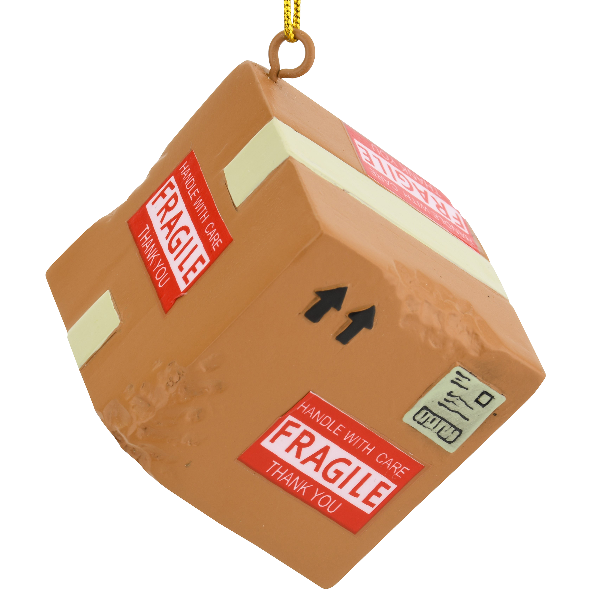 Damaged Delivery Package Christmas Ornaments