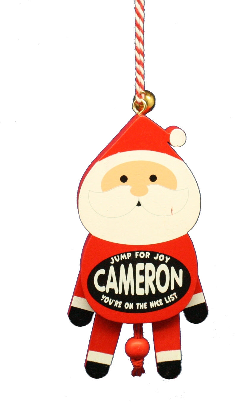 Dancing Wooden Ornament (A - D) -