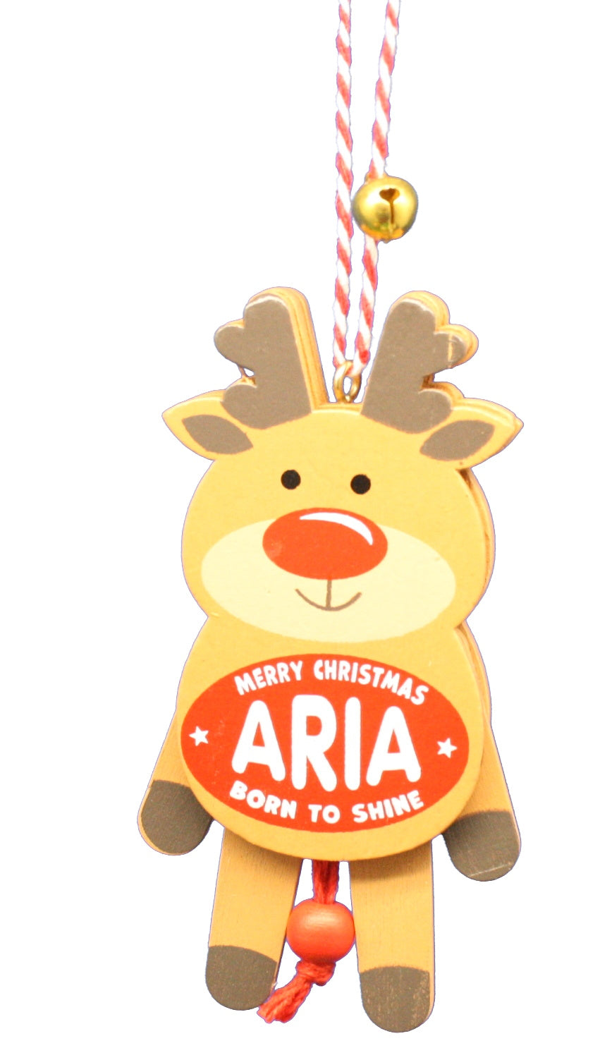 Dancing Wooden Ornament (A - D) -