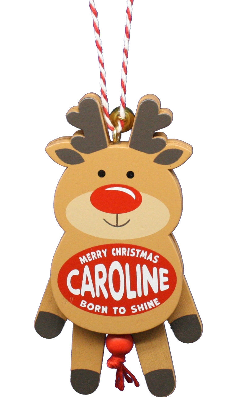 Dancing Wooden Ornament (A - D) -