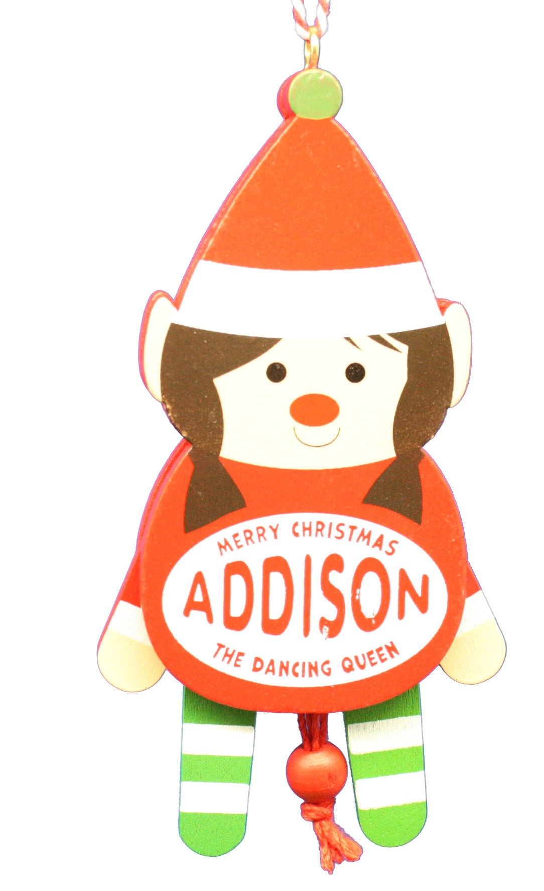 Dancing Wooden Ornament (A - D) -