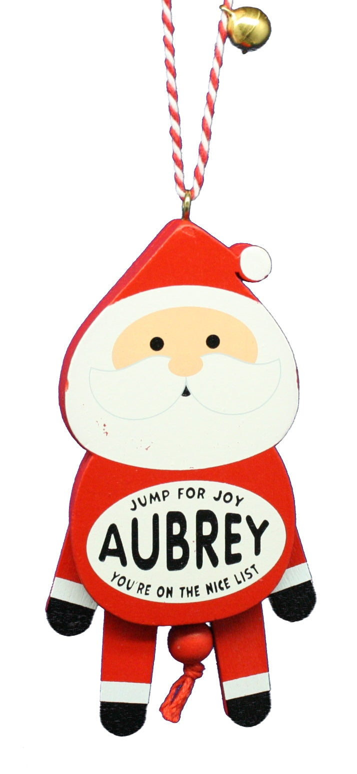 Dancing Wooden Ornament (A - D) -