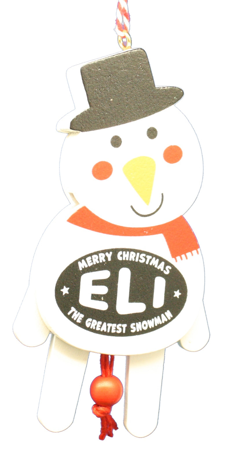 Dancing Wooden Ornament (E - J) -