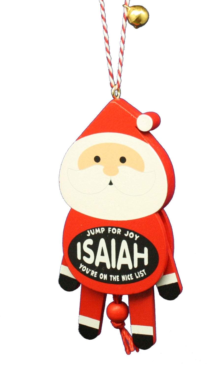 Dancing Wooden Ornament (E - J) -