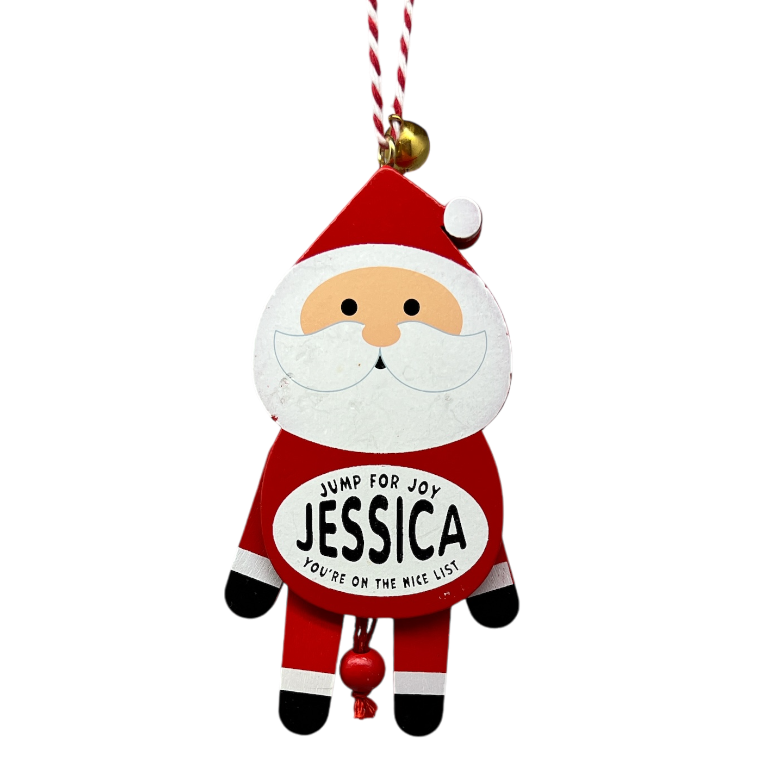 Dancing Wooden Ornament (E - J) -