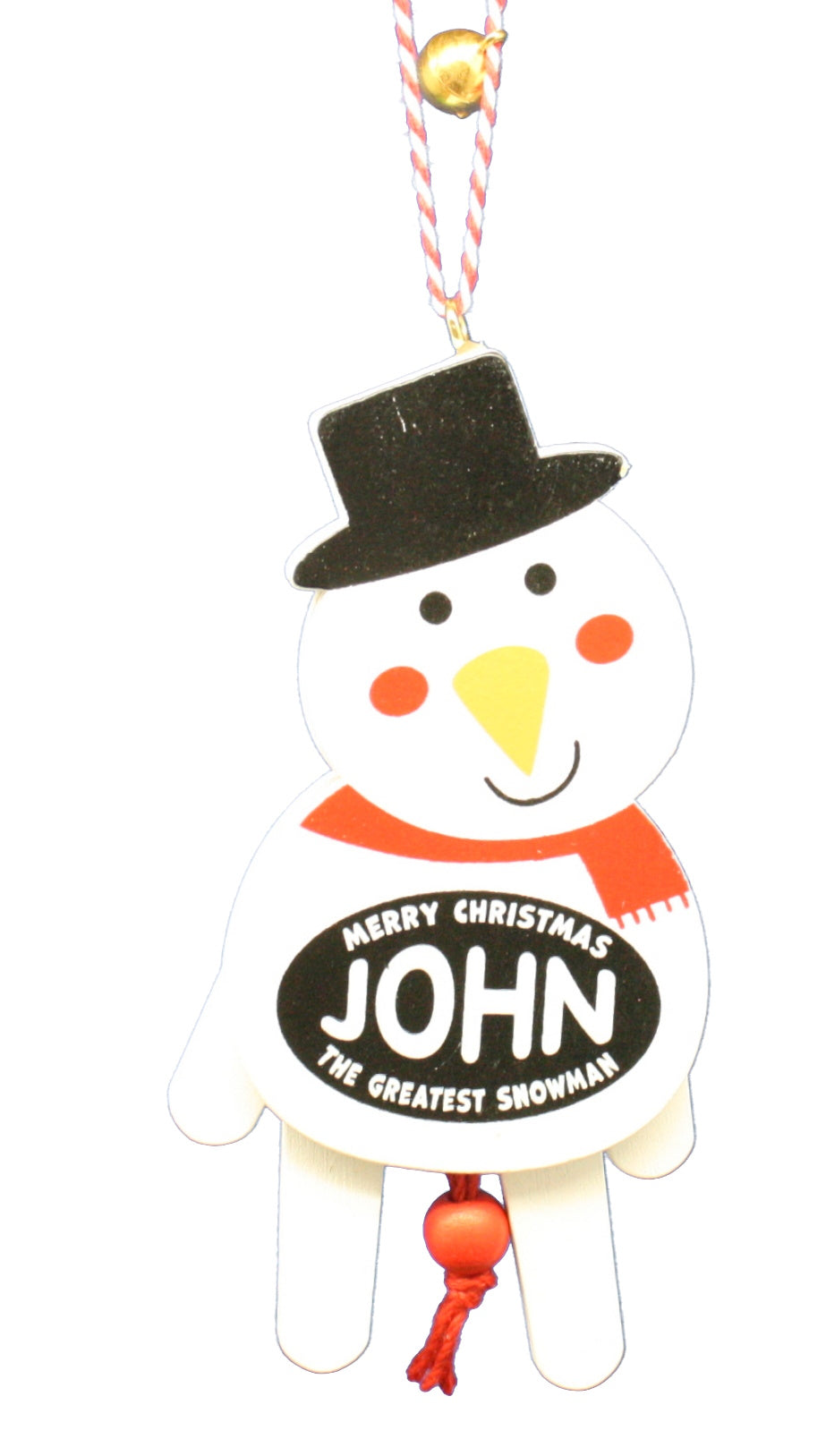 Dancing Wooden Ornament (E - J) -