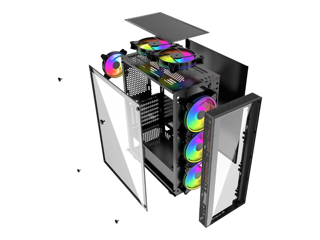 Dark Matter - Tower - Core i5 12400F / up to 4.4 GHz - RAM 16 GB - SSD 1 TB, HDD 2 TB - Radeon RX 6800 XT - Gigabit