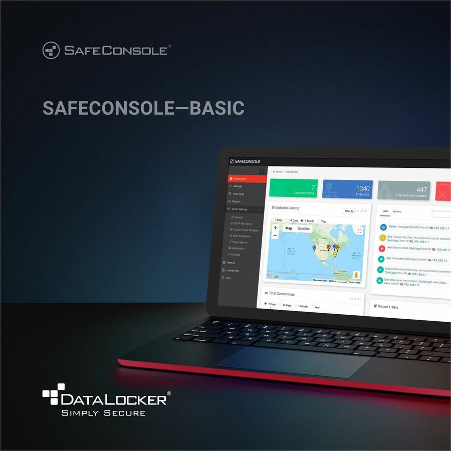 DataLocker On-Prem Basic SafeConsole Server License - 1 Year