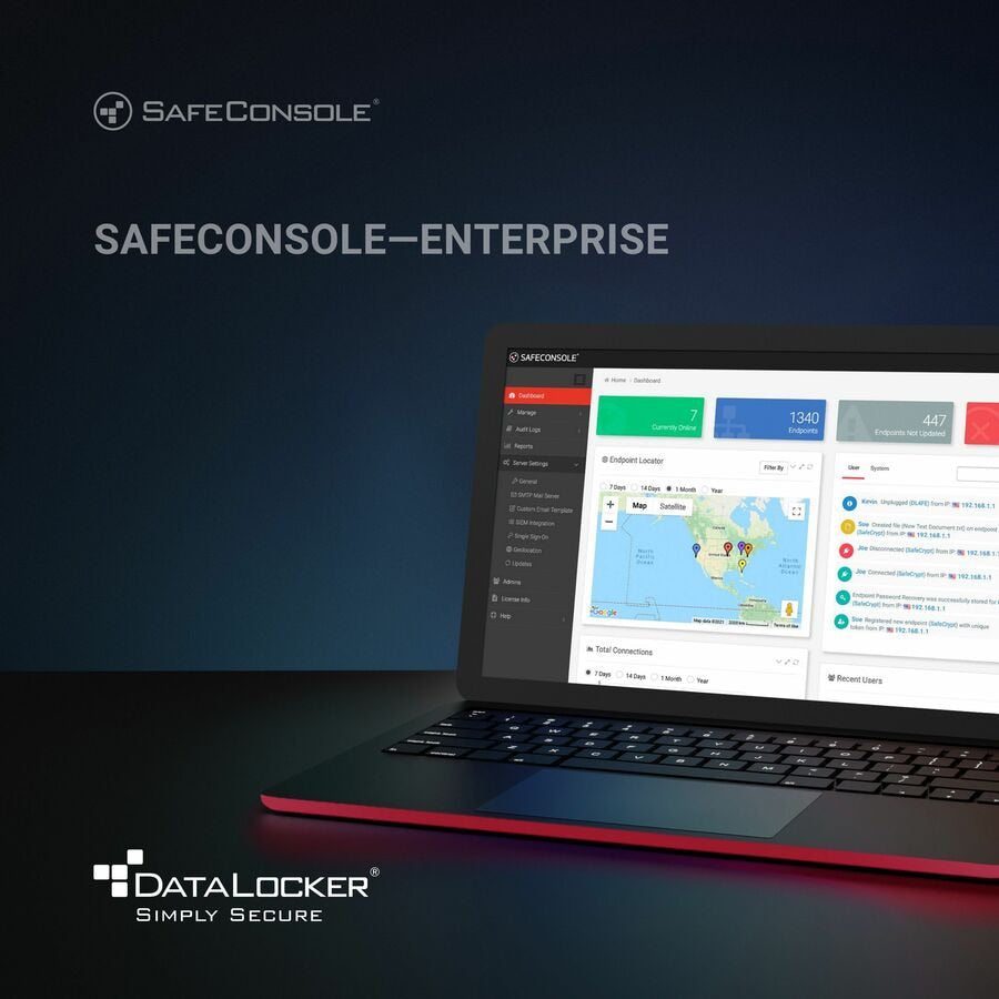 DataLocker On-Prem Enterprise SafeConsole Server License - 1 Year