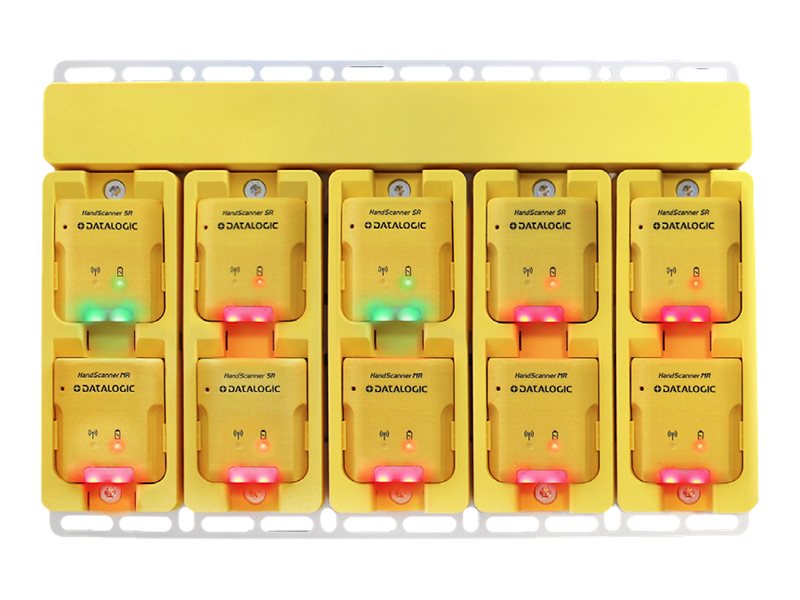 Datalogic - Barcode scanner charging stand - output connectors: 10 - for HandScanner HS7500MR, HS7500SR MC-10HS7500