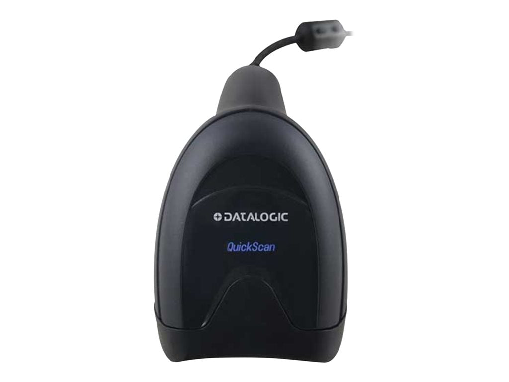 Datalogic QuickScan QD2590 - Kit - barcode scanner - handheld - 2D imager - 60 frames / sec - decoded - keyboard wedge, RS-232, QD2590-BKK1