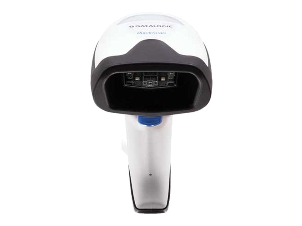 Datalogic QuickScan QD2590 - Kit - barcode scanner - handheld - 2D imager - 60 frames / sec - decoded - keyboard wedge, RS-232, QD2590-WHK1