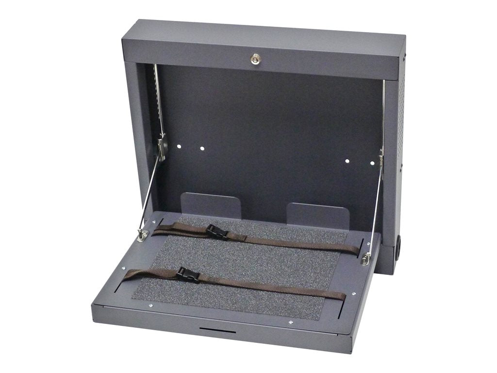 Datamation Systems DS-NSS-WM-2 - Notebook security cabinet - wall mountable - charcoal DS-NSS-WM-2-SG