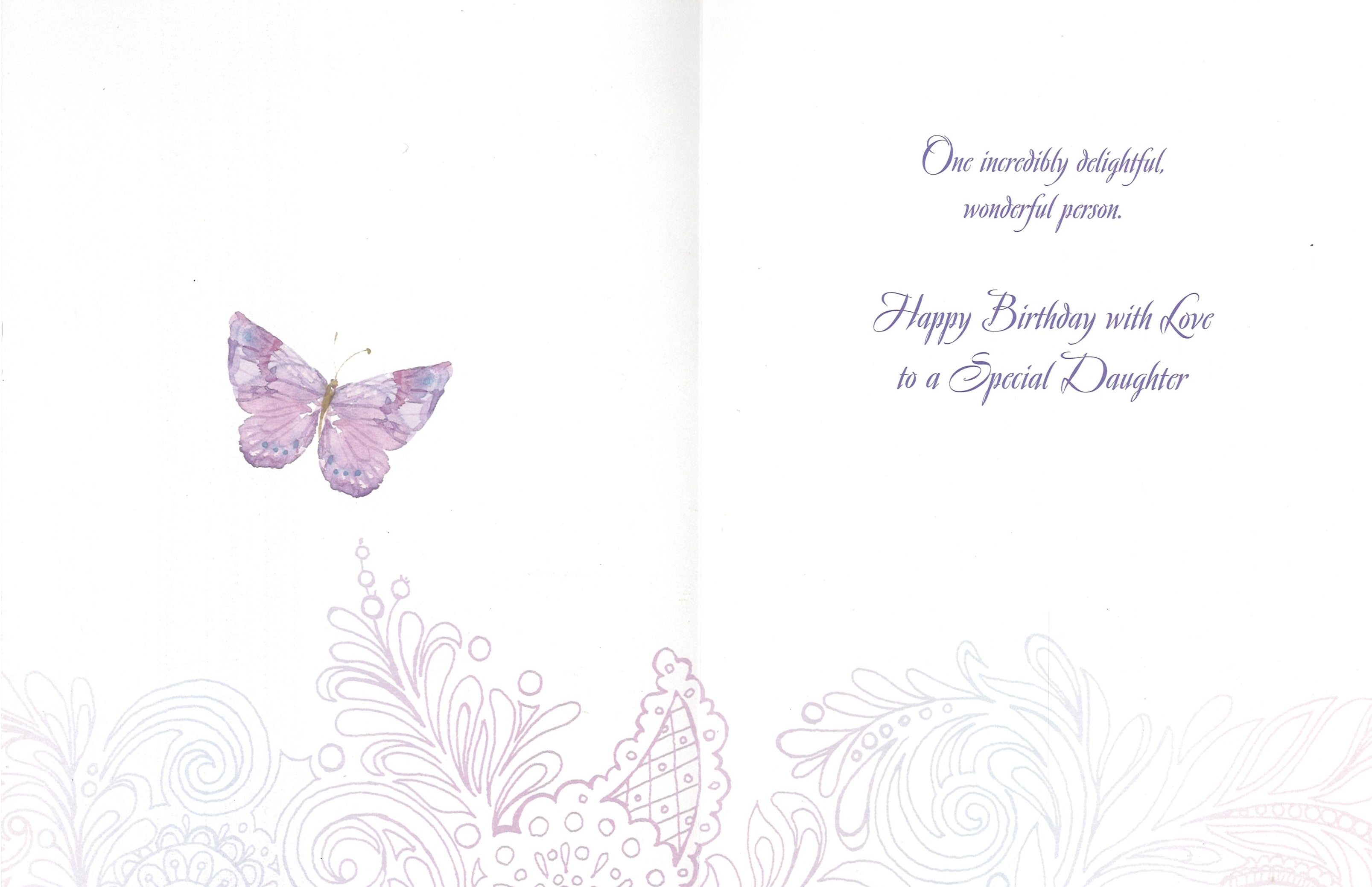 Daughter You Have Blossomed Birthday Card