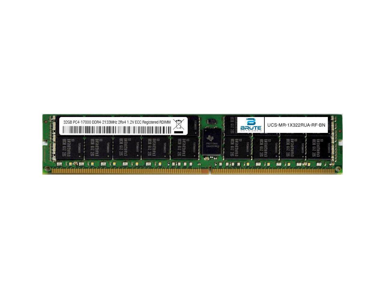 Ddr4-2133Mhzrdimm/Pc4-17000/Dualrank/X4/1.2V Remanufactured
